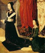 Hugo van der Goes Sts Margaret and Mary Magdalene with Maria Portinari painting